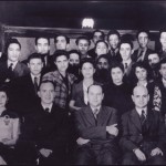 Alberto Sr.,far right at Impresora del Norte, Monterrey MX. Al was graphic artist at this printing and publishing Co, 1943
