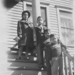 Betty (from top), Al Jr, Joe, Rudy 1950