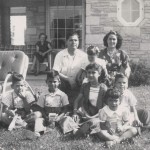 Family at Dr. Techan's Home, 1952