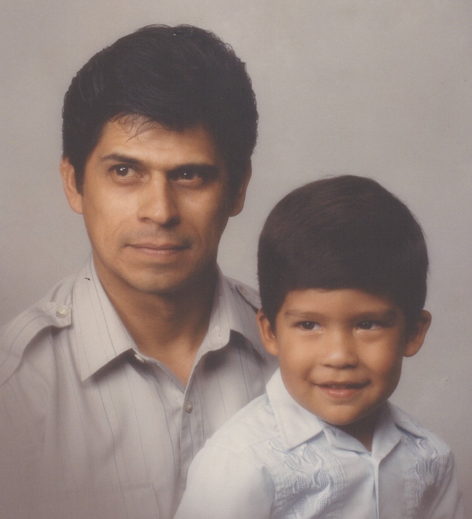 Joe with his first son, Johnny