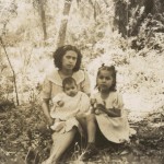 Ma with Betty and baby Esperanza in Monterrey, MX, 1947