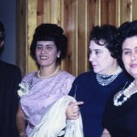 Ma with Compadres Peter, Margarita and Aurora Milwaukee 1951