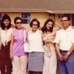 Milwaukee  around 1967. Uncle Ramiro Martinez, Cousin Yolanda Villasenor, Aunt-Delfina Martinez Villasenor, Ma, Mimi Villasenor, Pa and Margie Villasenor