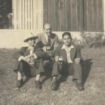 Pa with some co-workers, Monterrey Mexico, 1948