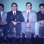 Villasenor Boys and Pa, Milwaukee at 2nd House on 6th St. around 1958. Joe, Pa, Al  Jr, and Rudy